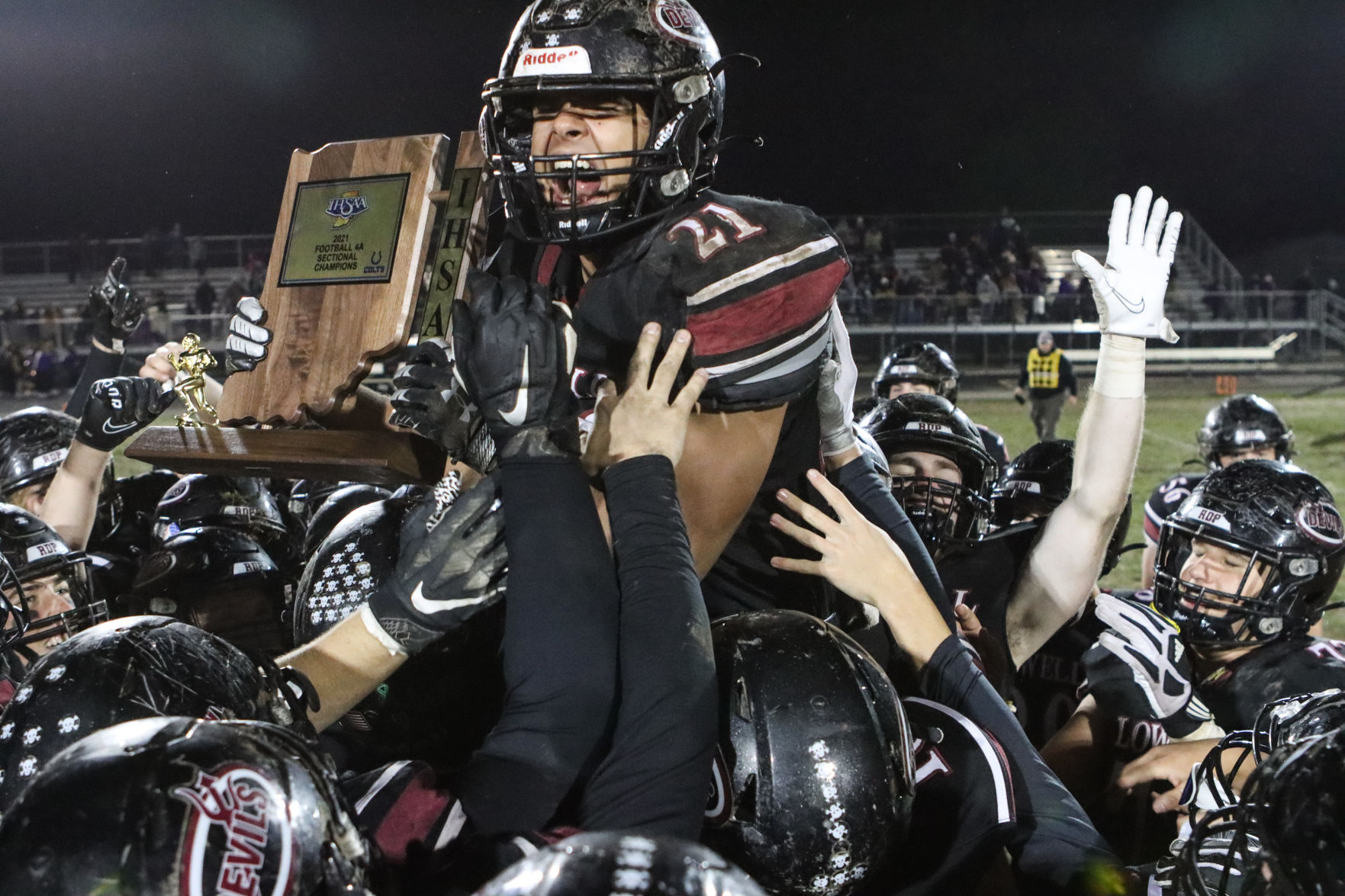 4A football sectional final - Hobart vs. Lowell
